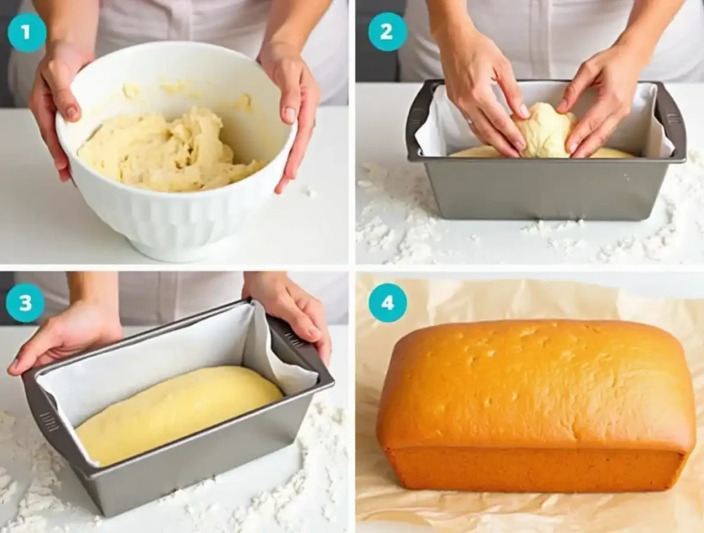 Step-by-step process of making bread grain dough and baking it to golden perfection.