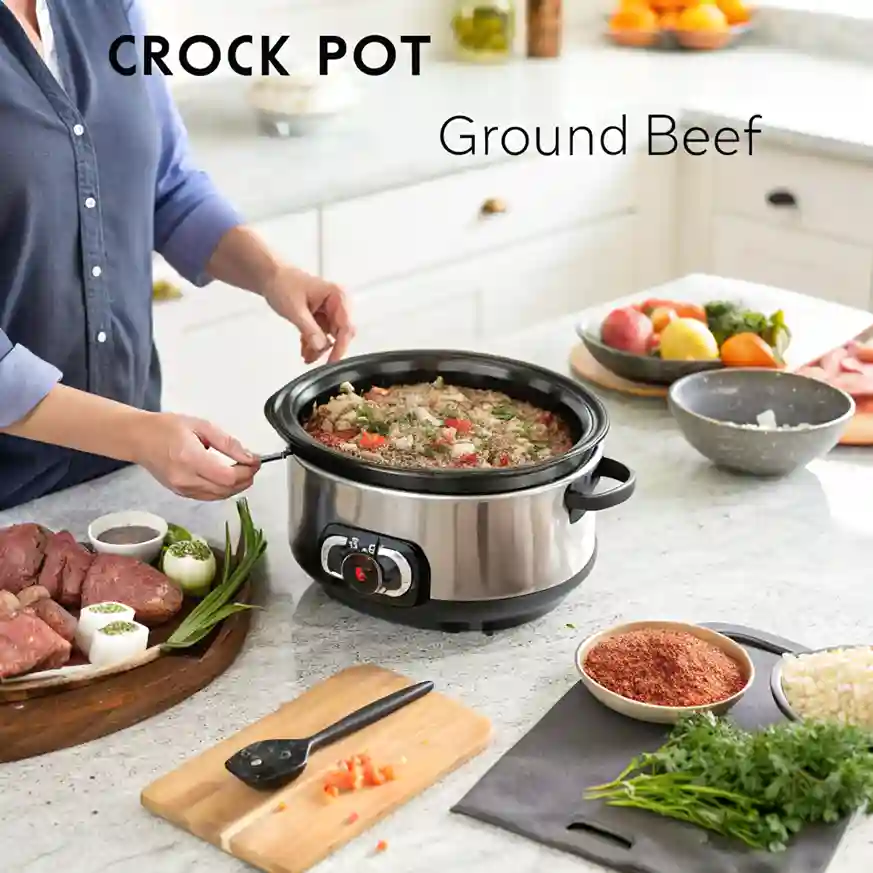 Crock pot ground beef cooking instructions