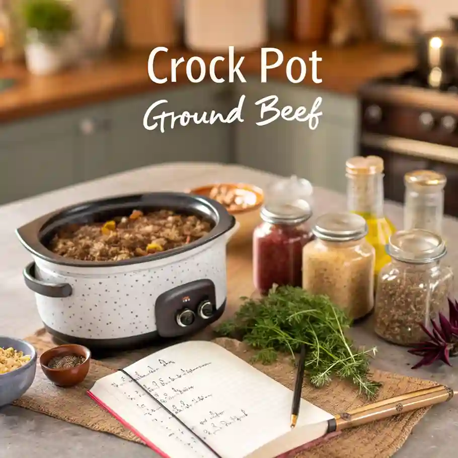 Crock pot ground beef pro tips